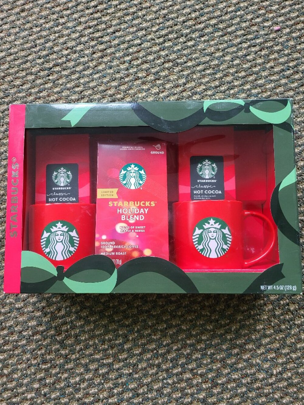 Starbucks Holiday Mugs Gift Set 2024 Red Mugs Classic Logo T1